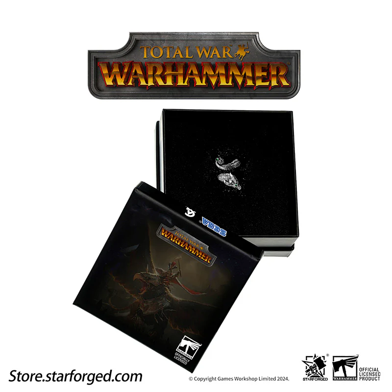 Starforged Total War Warhammer III Dragons of Cathay Zhao Ming & Miao Ying Dragon Ring Game Peripherals Set - Image 8