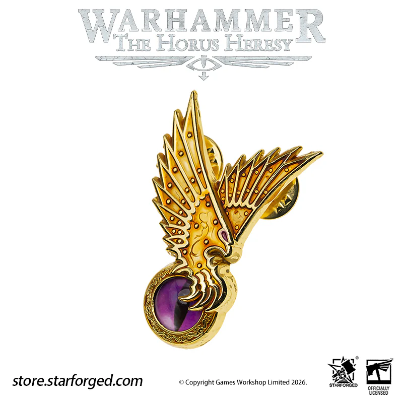 Starforged Warhammer 30K Chaos Space Marine Emperor's Children Phonecian's Favour Armourial Pin Warhammer Gifts Fashion Accessories - Image 10