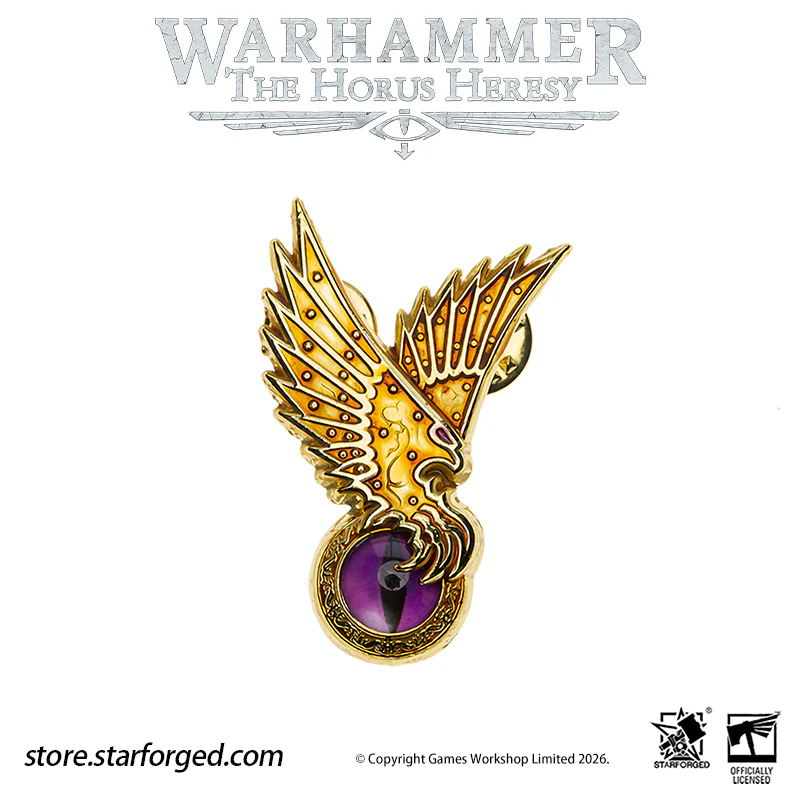 Starforged Warhammer 30K Chaos Space Marine Emperor's Children Phonecian's Favour Armourial Pin Warhammer Gifts Fashion Accessories - Image 13