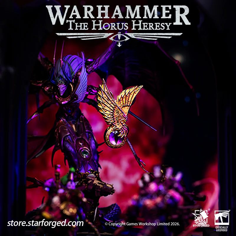 Starforged Warhammer 30K Chaos Space Marine Emperor's Children Phonecian's Favour Armourial Pin Warhammer Gifts Fashion Accessories - Image 3