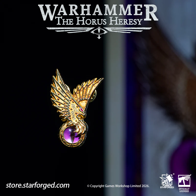 Starforged Warhammer 30K Chaos Space Marine Emperor's Children Phonecian's Favour Armourial Pin Warhammer Gifts Fashion Accessories - Image 8