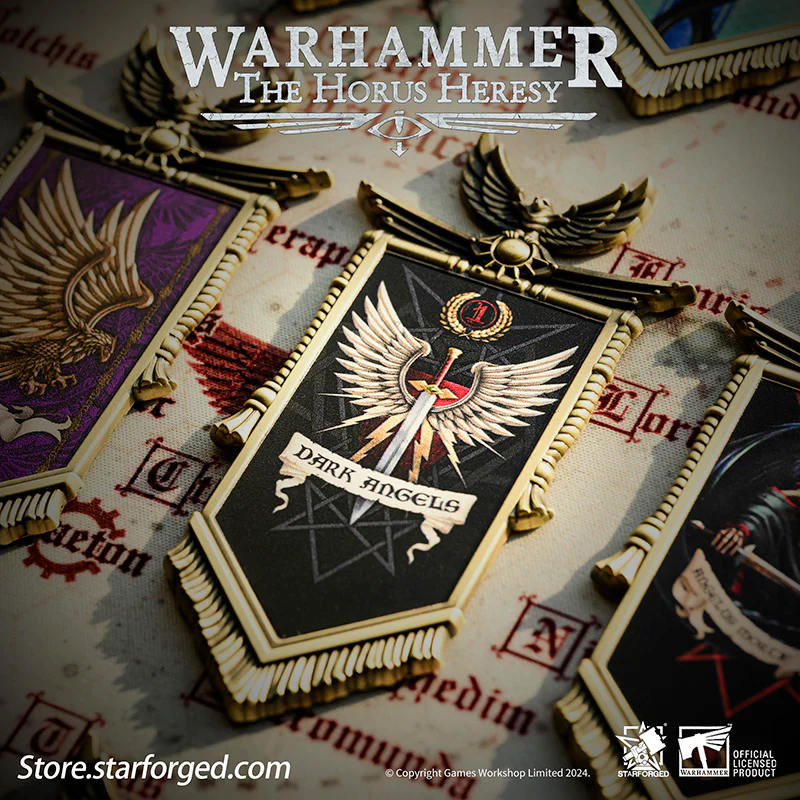 Starforged Warhammer 30K Horus Heresy Space Marine 2 Legion Fridge Magnet Chaos Official License Other - Image 29