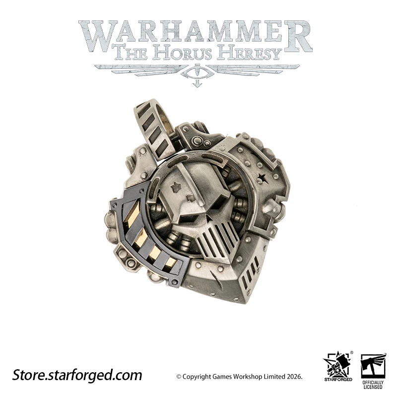 Starforged Warhammer 30K Iron Warriors Heart of Iron Necklace Pendant Warhammer Gifts Fashion Accessories - Image 10