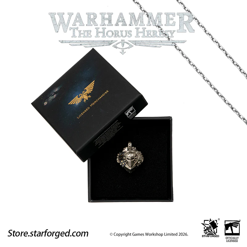 Starforged Warhammer 30K Iron Warriors Heart of Iron Necklace Pendant Warhammer Gifts Fashion Accessories - Image 13