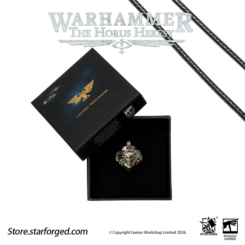 Starforged Warhammer 30K Iron Warriors Heart of Iron Necklace Pendant Warhammer Gifts Fashion Accessories - Image 14