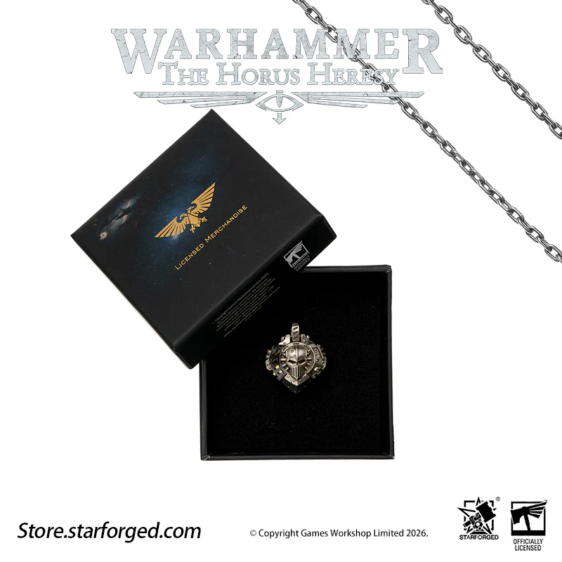 Starforged Warhammer 30K Iron Warriors Heart of Iron Necklace Pendant Warhammer Gifts Fashion Accessories - Image 15