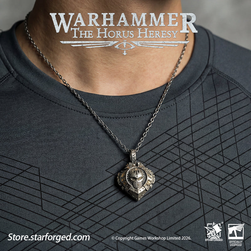Starforged Warhammer 30K Iron Warriors Heart of Iron Necklace Pendant Warhammer Gifts Fashion Accessories - Image 4