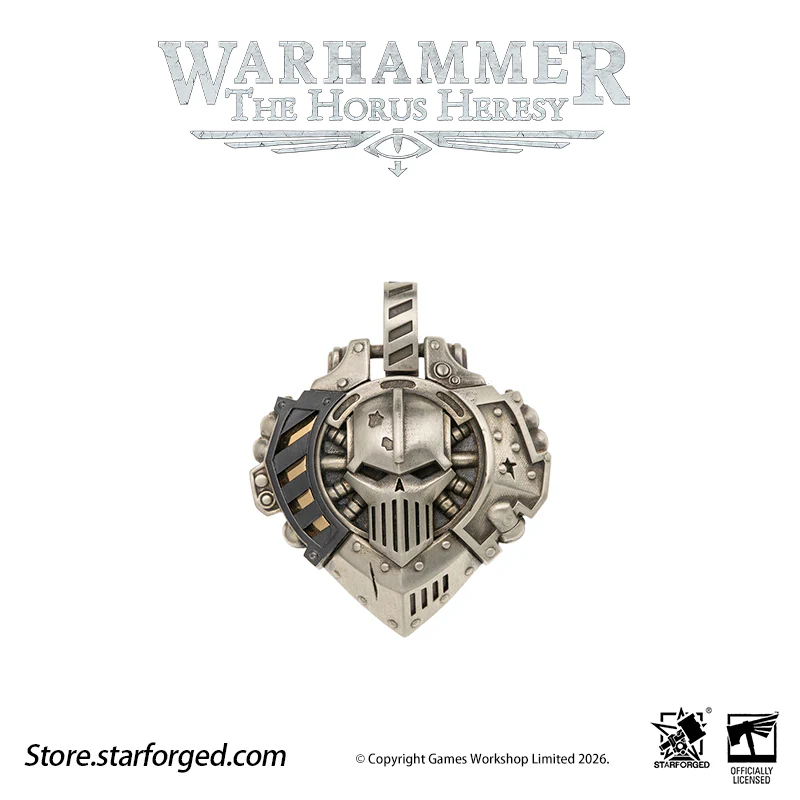 Starforged Warhammer 30K Iron Warriors Heart of Iron Necklace Pendant Warhammer Gifts Fashion Accessories - Image 7