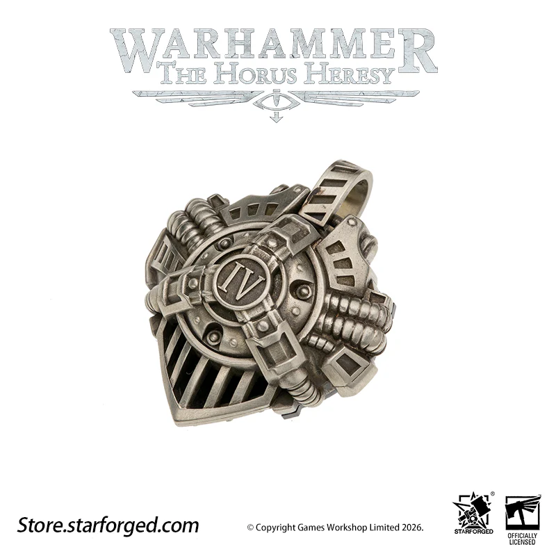 Starforged Warhammer 30K Iron Warriors Heart of Iron Necklace Pendant Warhammer Gifts Fashion Accessories - Image 8