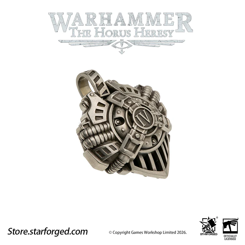 Starforged Warhammer 30K Iron Warriors Heart of Iron Necklace Pendant Warhammer Gifts Fashion Accessories - Image 9