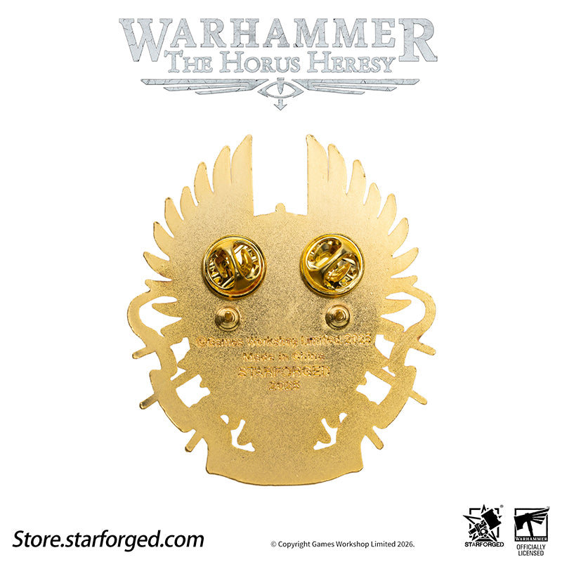 Starforged Warhammer 30K Legio Custodes Guilded Armourial Pin Badge Men's Fashion Jewelry - Image 10