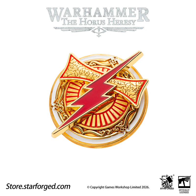 Starforged Warhammer 30K Space Marines White Scar Scroll Pin Heavy Badge Men's Fashion Jewelry Pin Badge - Image 10