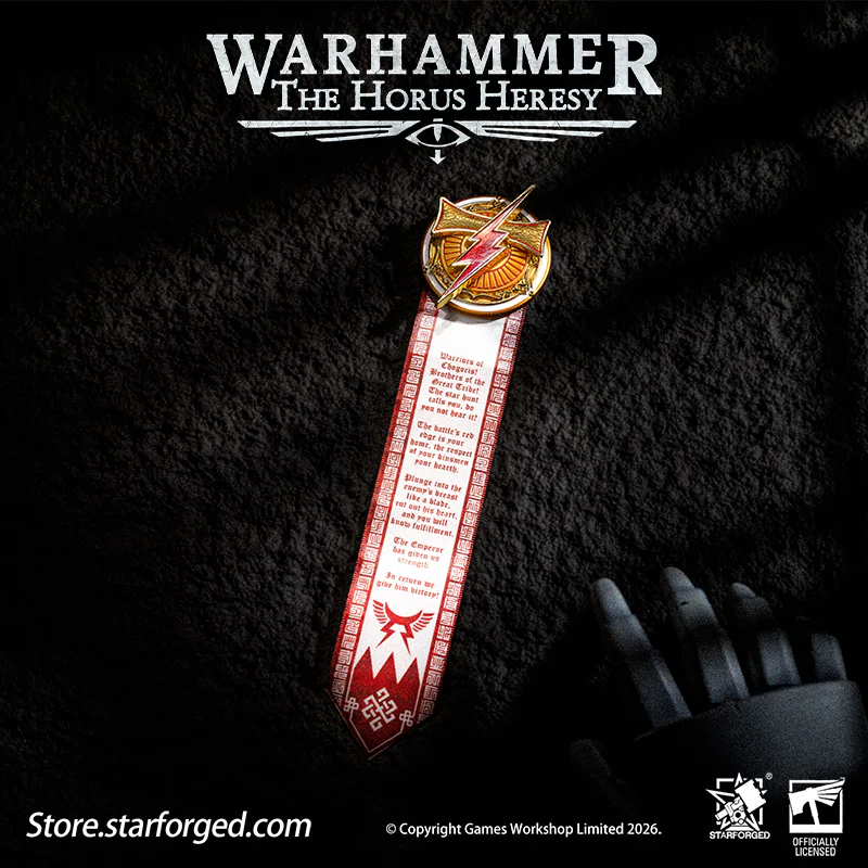 Starforged Warhammer 30K Space Marines White Scar Scroll Pin Heavy Badge Men's Fashion Jewelry Pin Badge - Image 5