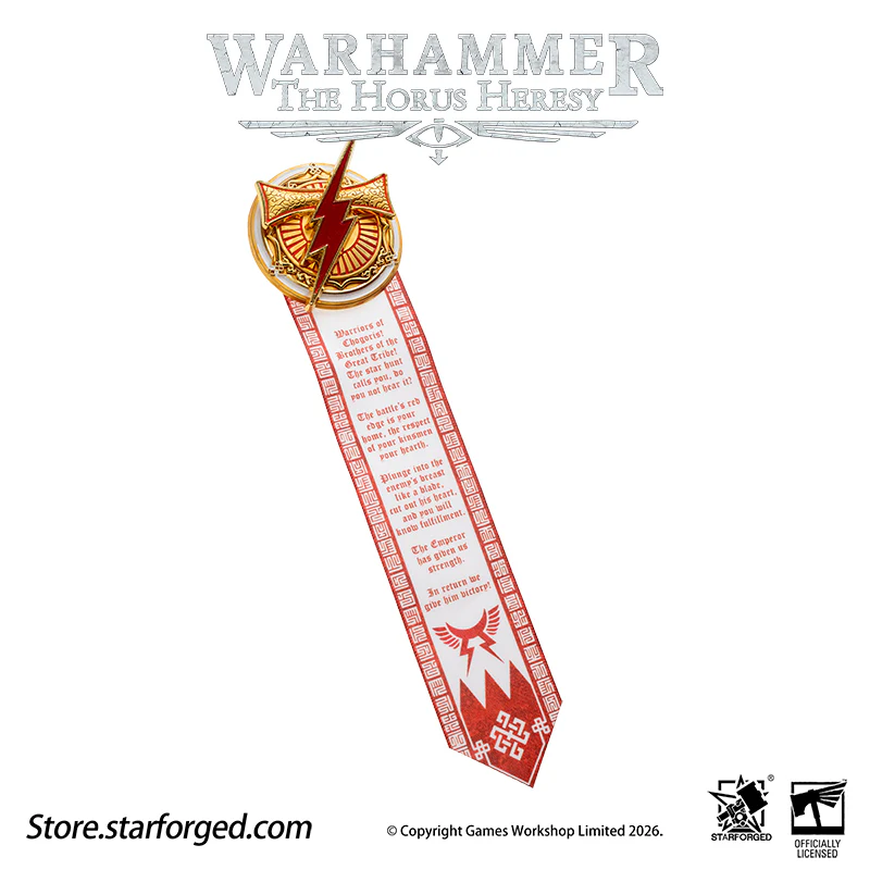 Starforged Warhammer 30K Space Marines White Scar Scroll Pin Heavy Badge Men's Fashion Jewelry Pin Badge - Image 6