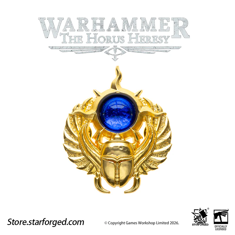 Starforged Warhammer 30K The Horus Heresy Space Marine Thousand Sons Prosperine Scarab Occult Armourial Pin Men's Fashion Jewelry Pin Badge - Image 10