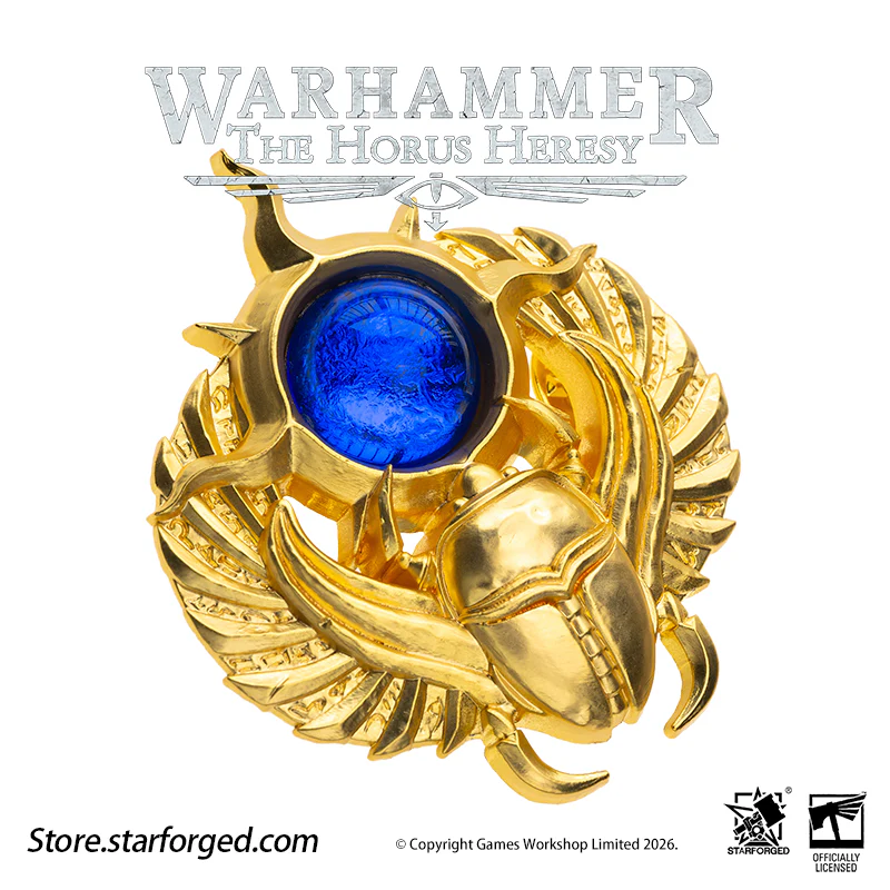 Starforged Warhammer 30K The Horus Heresy Space Marine Thousand Sons Prosperine Scarab Occult Armourial Pin Men's Fashion Jewelry Pin Badge - Image 11