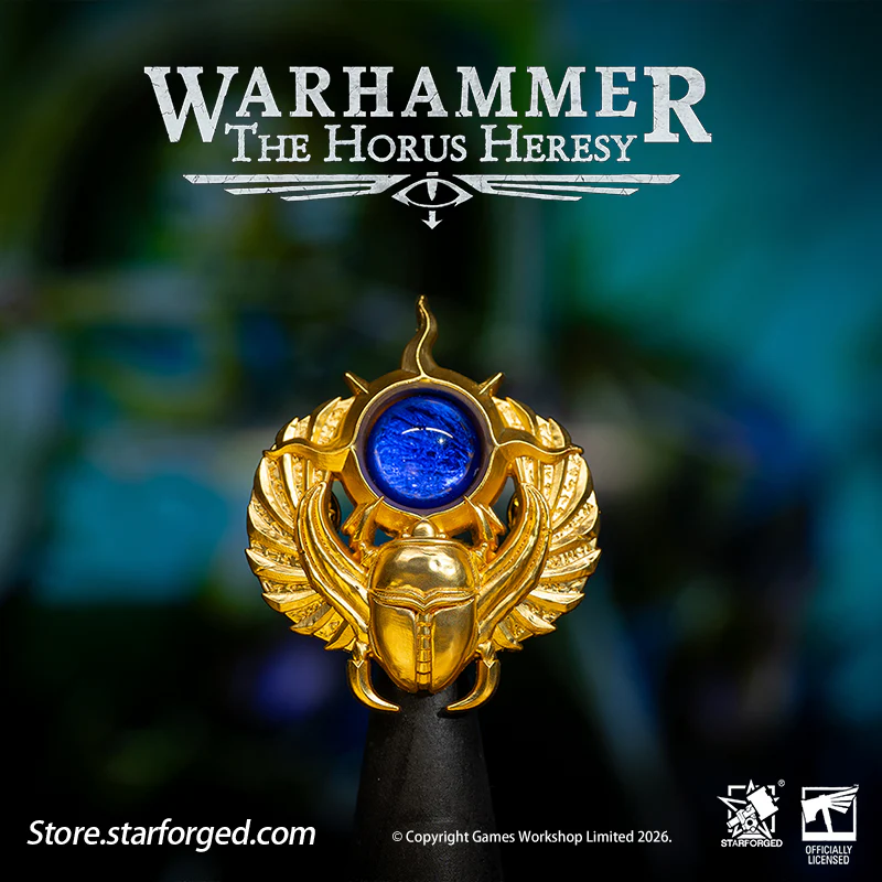 Starforged Warhammer 30K The Horus Heresy Space Marine Thousand Sons Prosperine Scarab Occult Armourial Pin Men's Fashion Jewelry Pin Badge - Image 4
