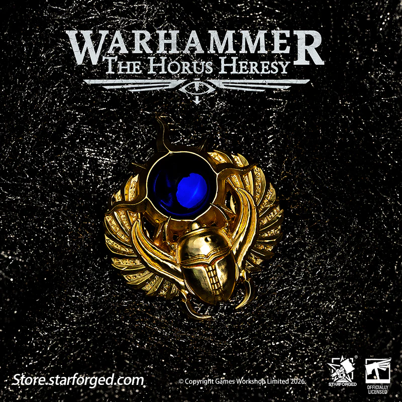 Starforged Warhammer 30K The Horus Heresy Space Marine Thousand Sons Prosperine Scarab Occult Armourial Pin Men's Fashion Jewelry Pin Badge - Image 5