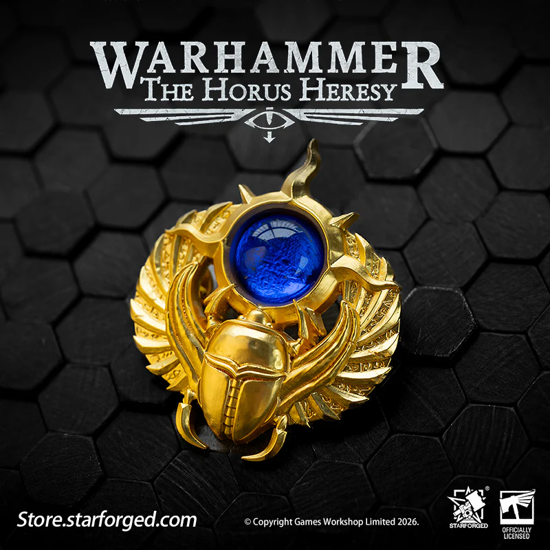 Starforged Warhammer 30K The Horus Heresy Space Marine Thousand Sons Prosperine Scarab Occult Armourial Pin Men's Fashion Jewelry Pin Badge - Image 6