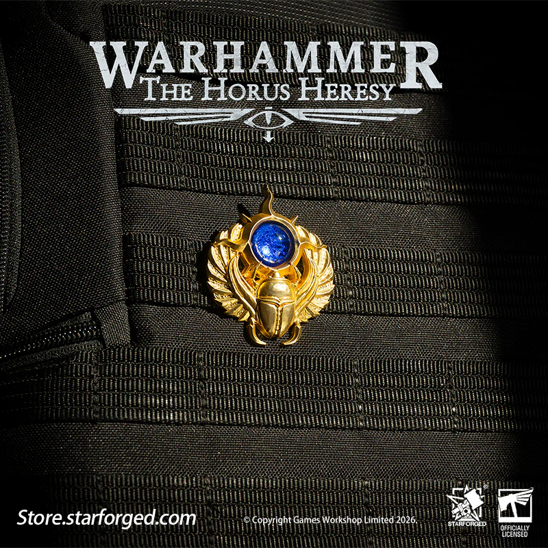 Starforged Warhammer 30K The Horus Heresy Space Marine Thousand Sons Prosperine Scarab Occult Armourial Pin Men's Fashion Jewelry Pin Badge - Image 7