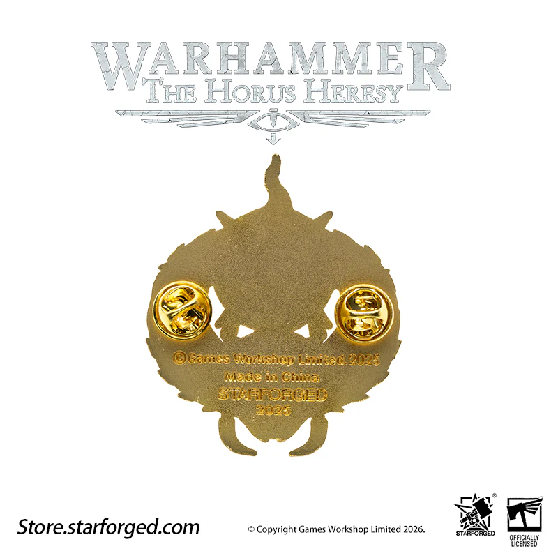 Starforged Warhammer 30K The Horus Heresy Space Marine Thousand Sons Prosperine Scarab Occult Armourial Pin Men's Fashion Jewelry Pin Badge - Image 9