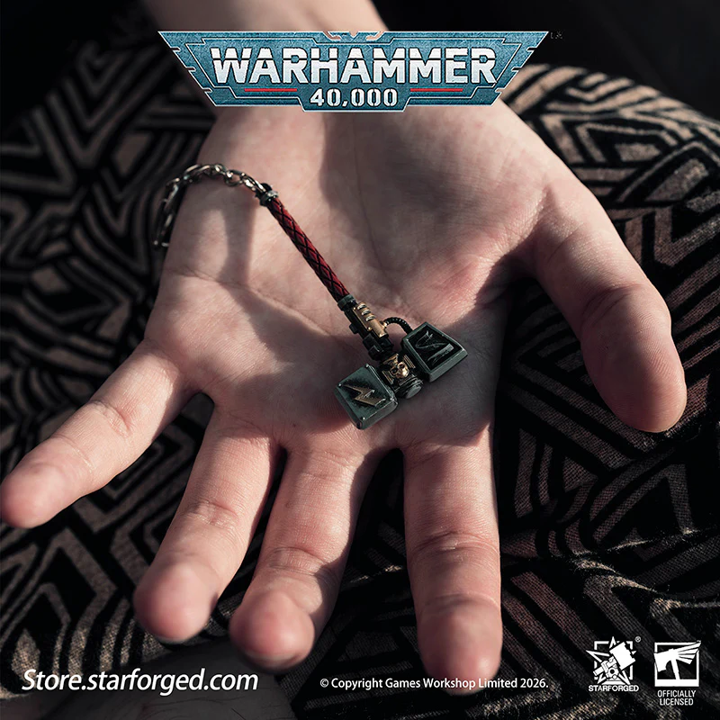 Starforged Warhammer 40000 Thunder hammer & Thunderhead KeyChain Space Marines Astartes WH40 Jewelry - Image 11