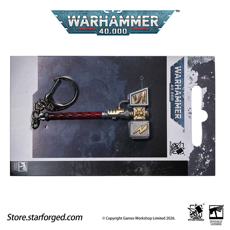 Starforged Warhammer 40000 Thunder hammer & Thunderhead KeyChain Space Marines Astartes WH40 Jewelry - Image 15