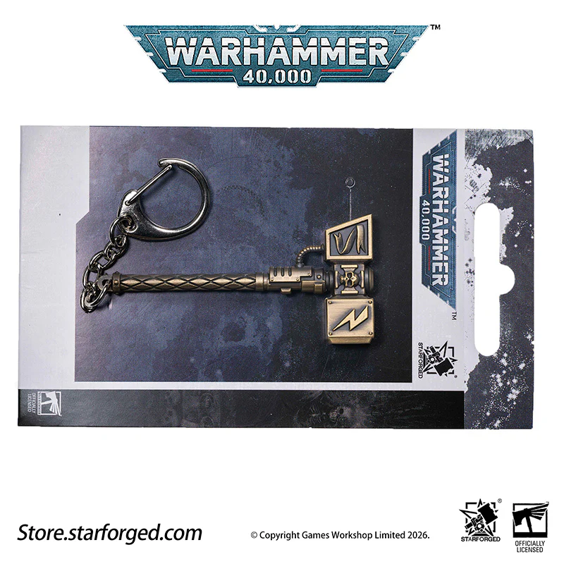 Starforged Warhammer 40000 Thunder hammer & Thunderhead KeyChain Space Marines Astartes WH40 Jewelry - Image 16