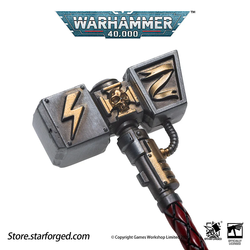 Starforged Warhammer 40000 Thunder hammer & Thunderhead KeyChain Space Marines Astartes WH40 Jewelry - Image 18