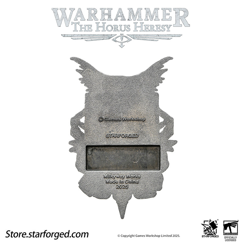 Starforged Warhammer 30K 4th Legion Iron Warriors Honour of the Warsmith Seal Badge - Image 13