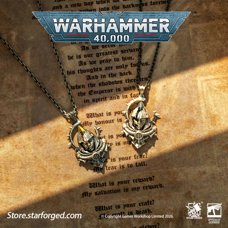 Starforged Warhammer 40K Adepta Sororitas Artificer Reliquia Sororitas Pendant Silver Necklace Warhammer Gifts Fashion Accessories - Image 10
