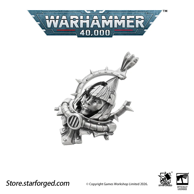 Starforged Warhammer 40K Adepta Sororitas Artificer Reliquia Sororitas Pendant Silver Necklace Warhammer Gifts Fashion Accessories - Image 15