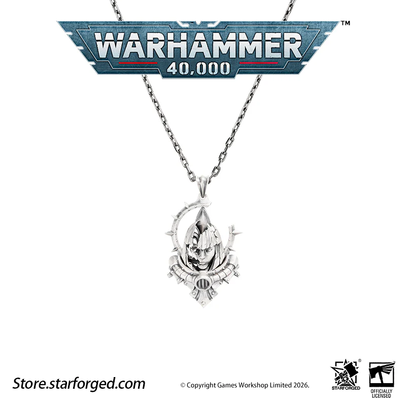 Starforged Warhammer 40K Adepta Sororitas Artificer Reliquia Sororitas Pendant Silver Necklace Warhammer Gifts Fashion Accessories - Image 17