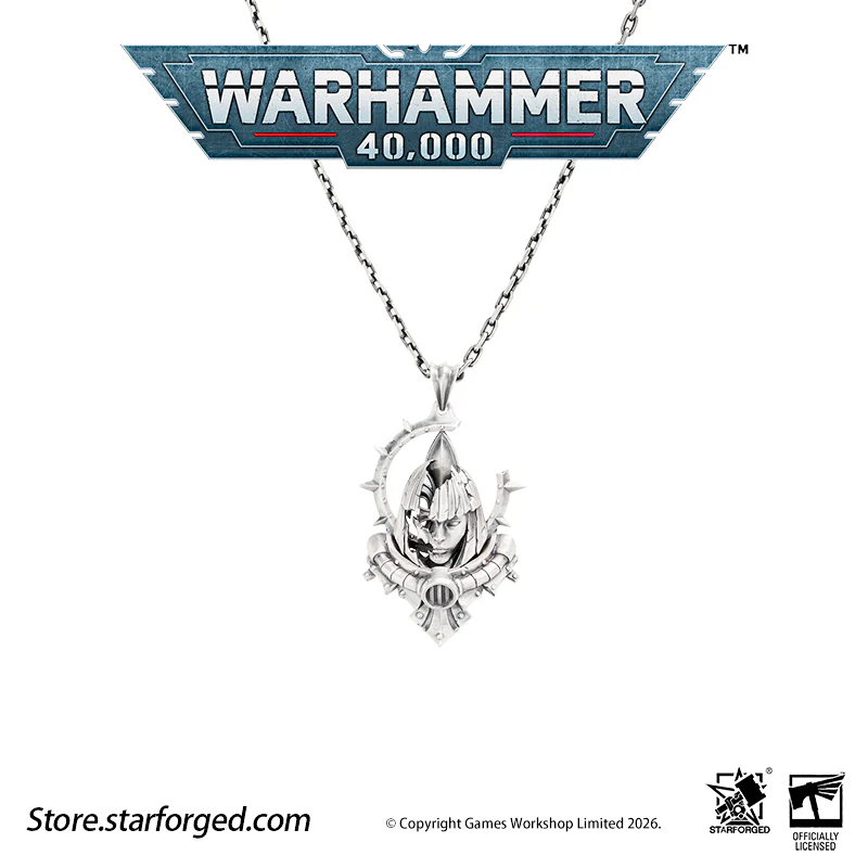 Starforged Warhammer 40K Adepta Sororitas Artificer Reliquia Sororitas Pendant Silver Necklace Warhammer Gifts Fashion Accessories - Image 19
