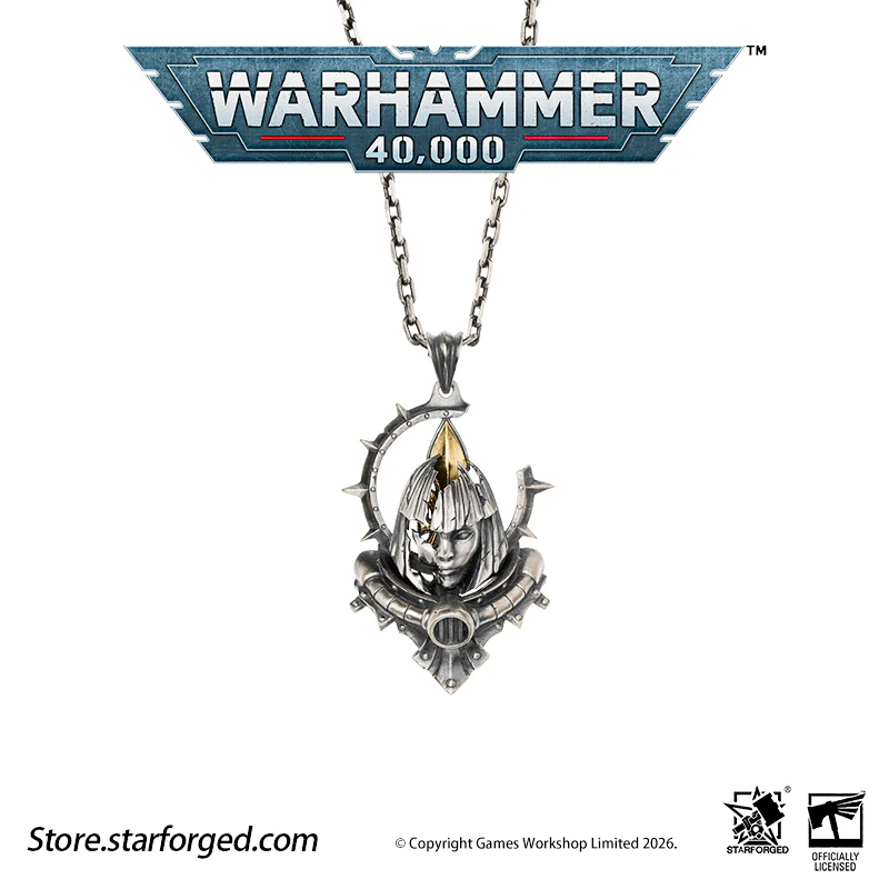 Starforged Warhammer 40K Adepta Sororitas Artificer Reliquia Sororitas Pendant Silver Necklace Warhammer Gifts Fashion Accessories - Image 24