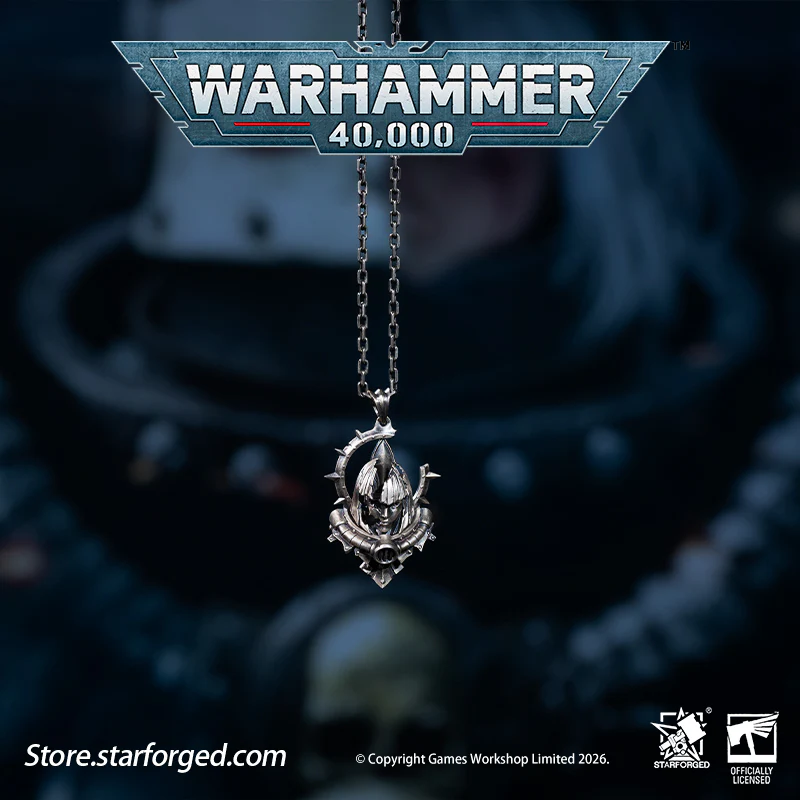 Starforged Warhammer 40K Adepta Sororitas Artificer Reliquia Sororitas Pendant Silver Necklace Warhammer Gifts Fashion Accessories - Image 3