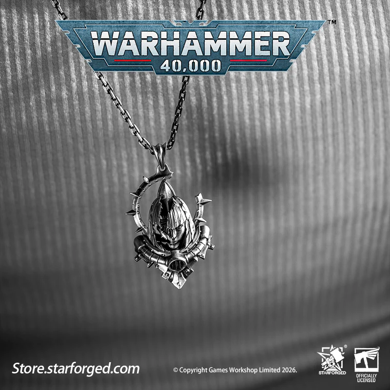 Starforged Warhammer 40K Adepta Sororitas Artificer Reliquia Sororitas Pendant Silver Necklace Warhammer Gifts Fashion Accessories - Image 4