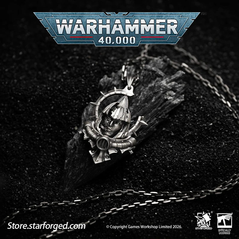 Starforged Warhammer 40K Adepta Sororitas Artificer Reliquia Sororitas Pendant Silver Necklace Warhammer Gifts Fashion Accessories - Image 7