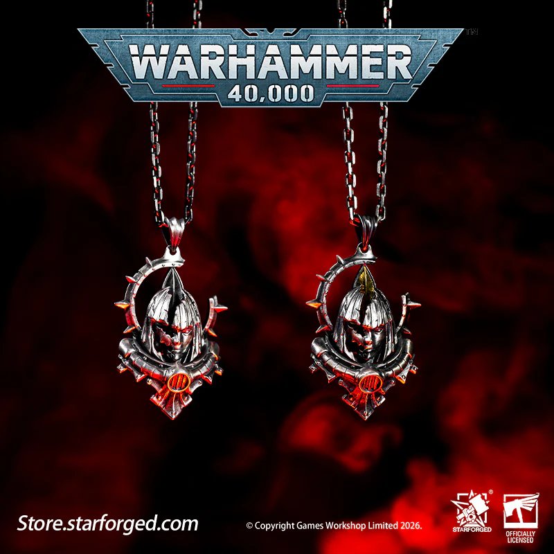 Starforged Warhammer 40K Adepta Sororitas Artificer Reliquia Sororitas Pendant Silver Necklace Warhammer Gifts Fashion Accessories - Image 8
