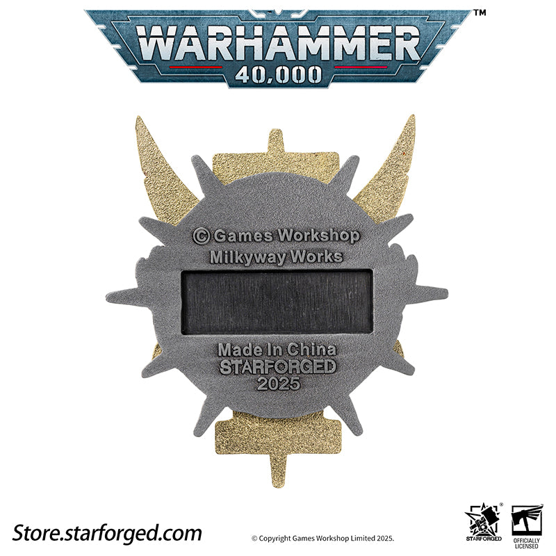 Starforged Warhammer 40K Adepta Sororitas Honour Badge of The Emperor's Rose Seal Badge - Image 11