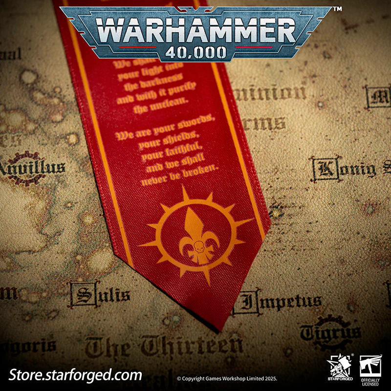 Starforged Warhammer 40K Adepta Sororitas Honour Badge of The Emperor's Rose Seal Badge - Image 6