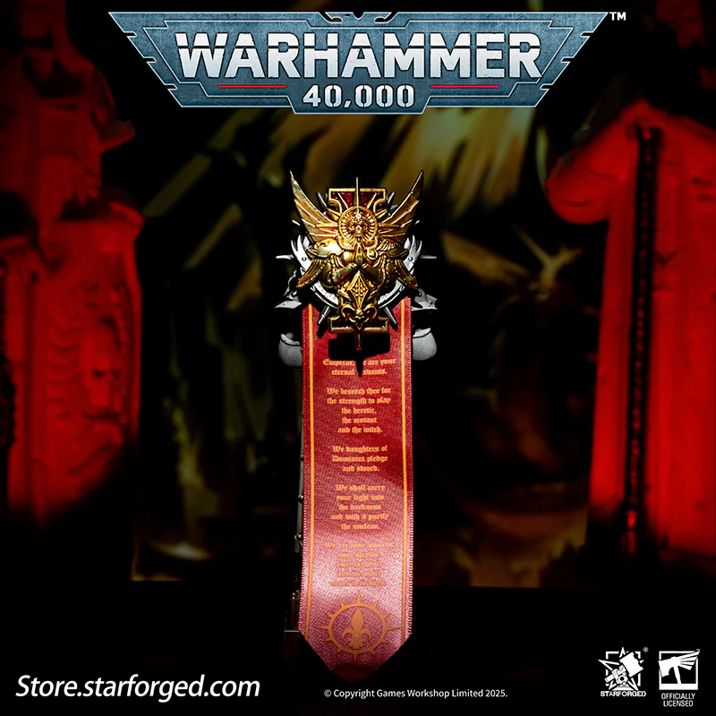 Starforged Warhammer 40K Adepta Sororitas Honour Badge of The Emperor's Rose Seal Badge - Image 9