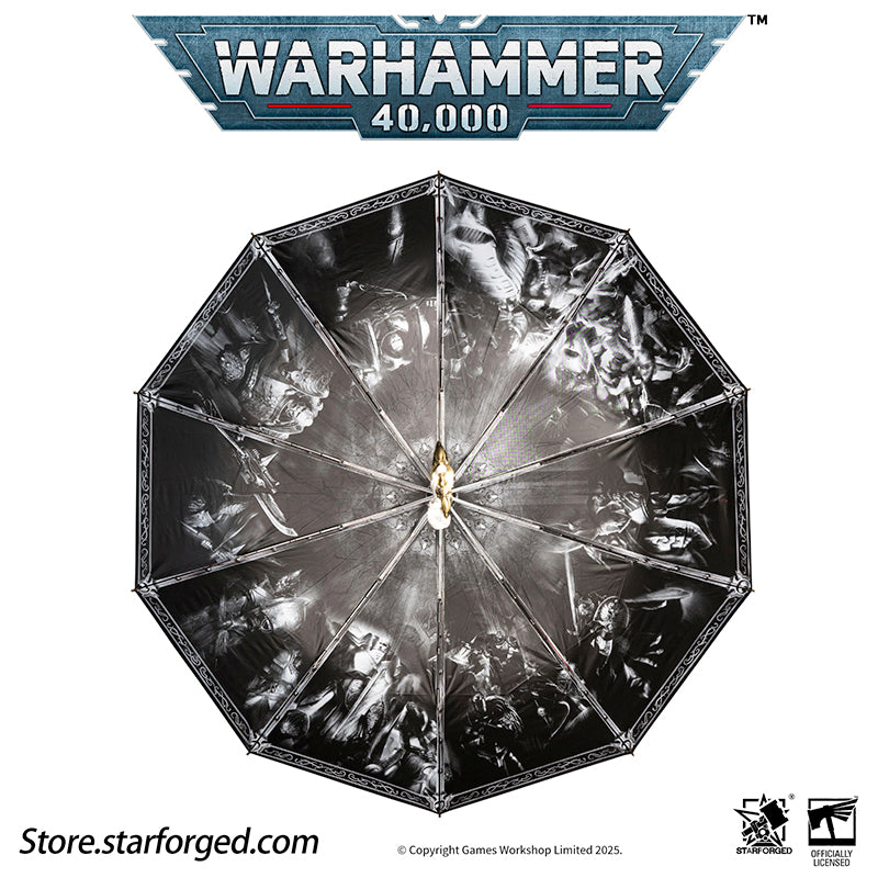 Starforged Warhammer 40K Adeptus Custodes Misericordia Umbrella Men's Accessories Birthday Gift Other - Image 14