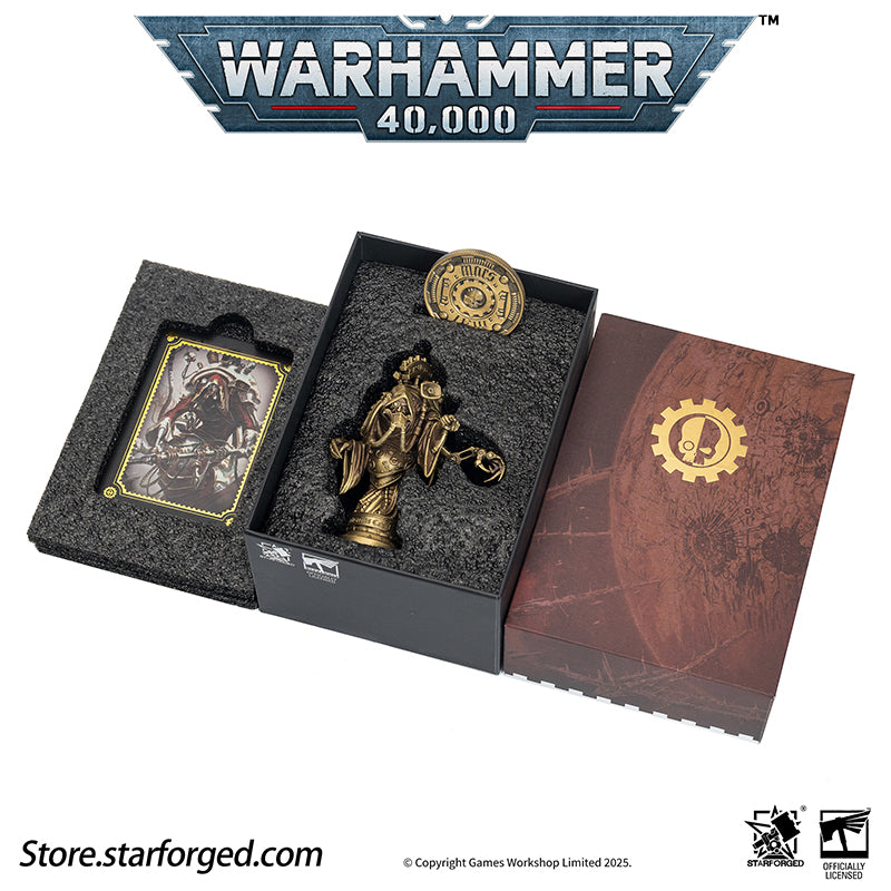 Starforged Warhammer 40K Adeptus Mechanicus Belisarius Cawl Wax Seal Set Men's Jewelry Accessories - Image 24
