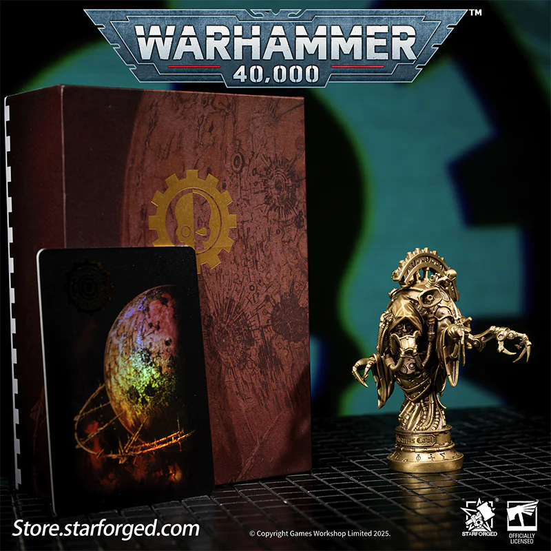 Starforged Warhammer 40K Adeptus Mechanicus Belisarius Cawl Wax Seal Set Men's Jewelry Accessories - Image 3