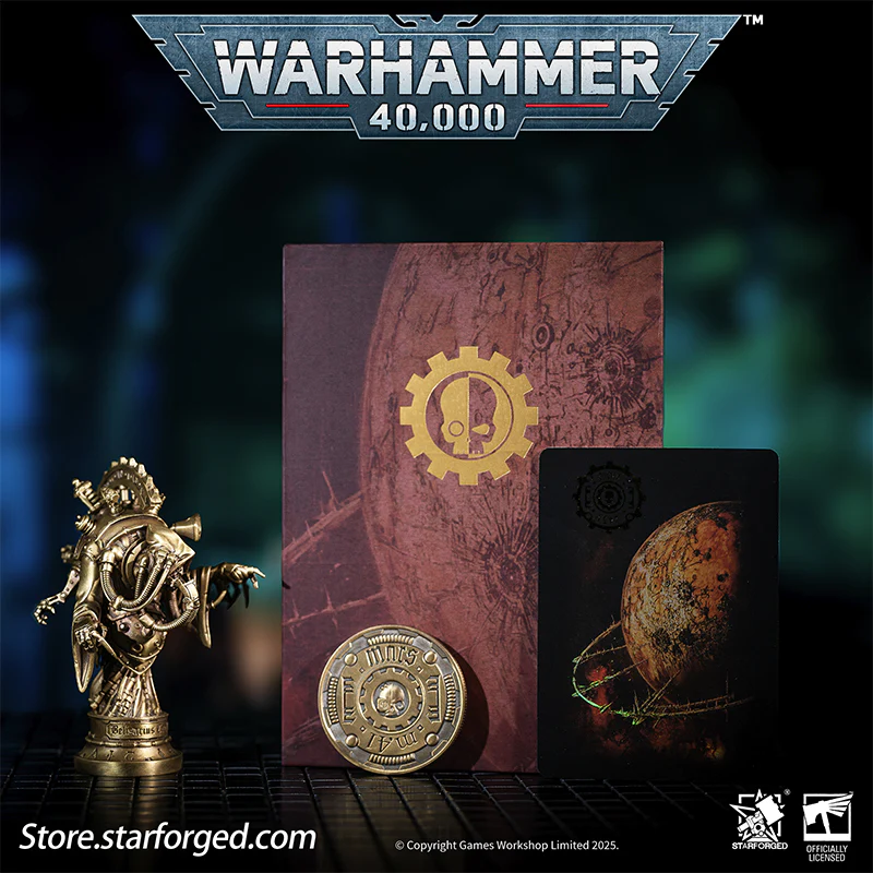 Starforged Warhammer 40K Adeptus Mechanicus Belisarius Cawl Wax Seal Set Men's Jewelry Accessories - Image 4