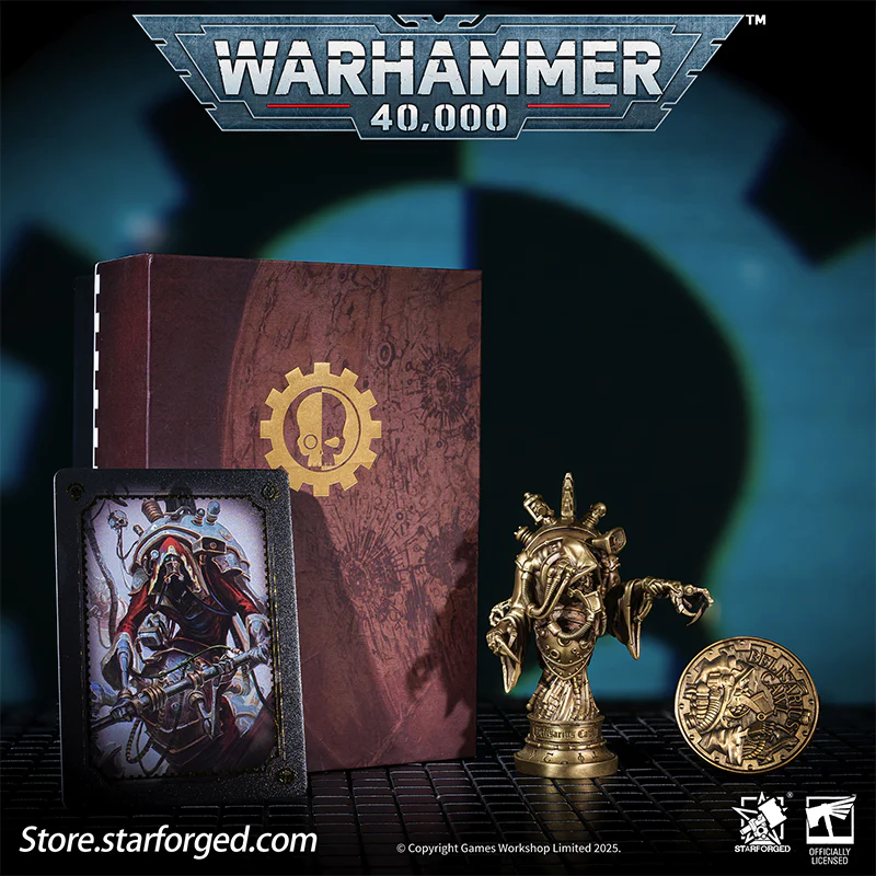 Starforged Warhammer 40K Adeptus Mechanicus Belisarius Cawl Wax Seal Set Men's Jewelry Accessories - Image 5