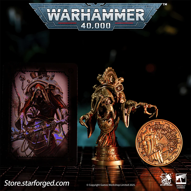 Starforged Warhammer 40K Adeptus Mechanicus Belisarius Cawl Wax Seal Set Men's Jewelry Accessories - Image 6
