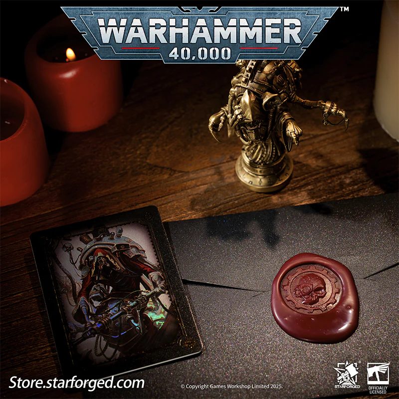 Starforged Warhammer 40K Adeptus Mechanicus Belisarius Cawl Wax Seal Set Men's Jewelry Accessories - Image 7