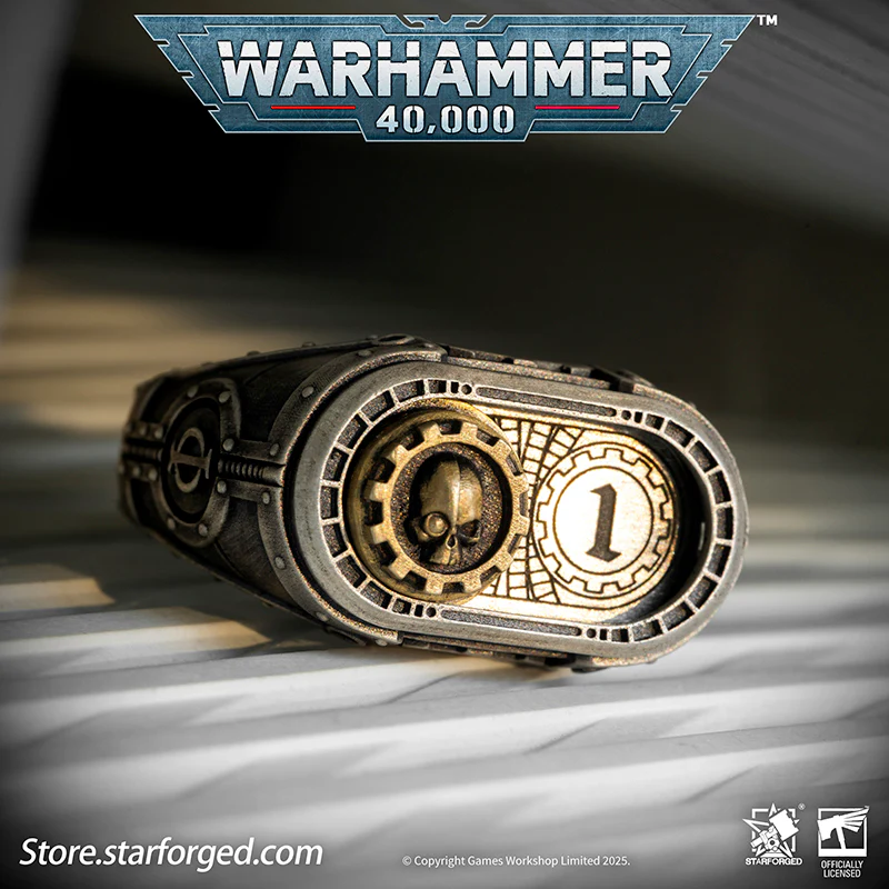 Starforged Warhammer 40K Adeptus Mechanicus Cipher of the Machine God Ring Men's Jewelry Accessories - Image 8